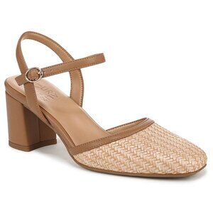 Naturalizer Wave Square Toe Ankle Strap Pumps